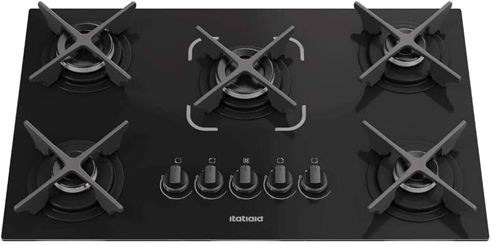 Cooktop Itacook Itatiaia 5 Bocas Preto 127/220v