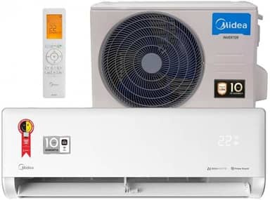 Ar Condicionado Split Inverter Midea AI Ecomaster 18000 BTUs Quente e Frio 220V 38EZVQA18M5