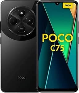 Smartphone Xiaomi Poco C75 NFC Black (Preto) 8GB RAM 256GB ROM [2410FPCC5G]