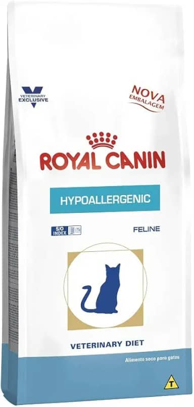 ROYAL CANIN Ração Veterinary Hypoallergenic, Gatos Adultos, 1,5kg Raça Adulto