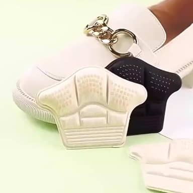 Protetor de Calcanhar Autoadesivo Macio – Ideal para Sapatos e Tênis, Evita Bolhas e Deslizamentos (1 Par).