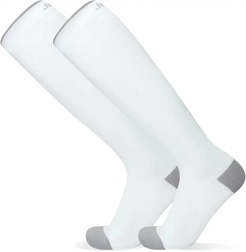 Meia de Compressão Cano Longo 15-30 mmHg melhor Para Academia,Corrida,Varizes,Viagens Melhor para homens e mulheres