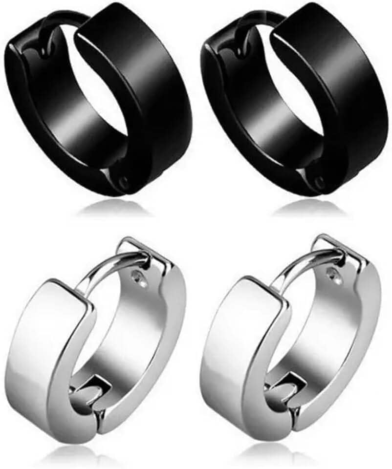 Brinco Masculino Feminino Argola Aço Cirúrgico Antialérgico