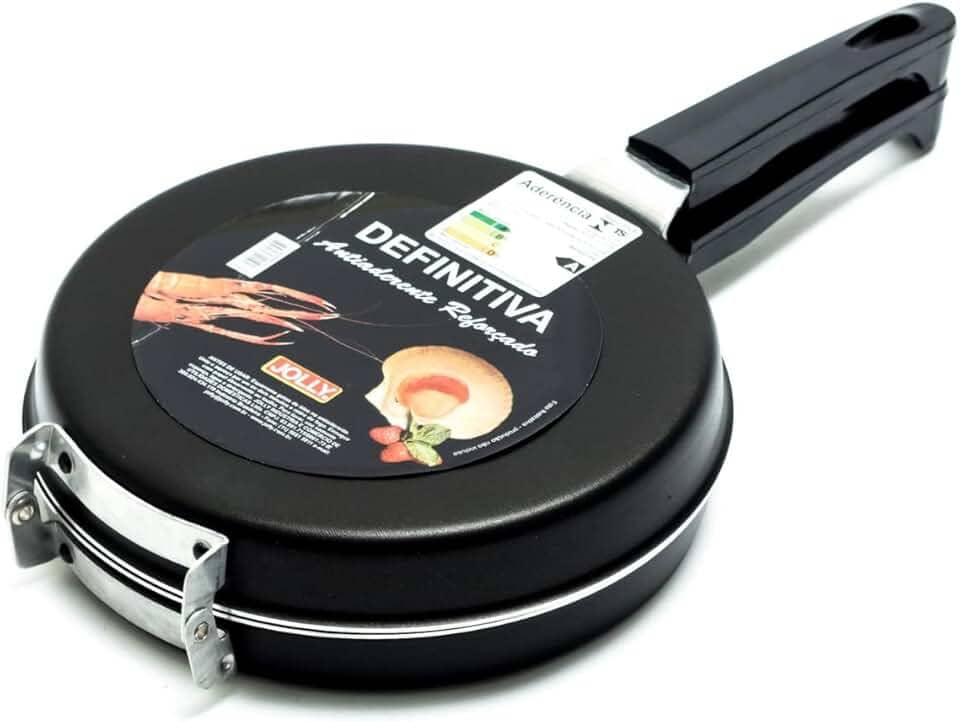 Omeleteira em Alumínio com Dobradiça Exclusiva 18 cm Antiaderente - 18 X 2,8 cm, Jolly