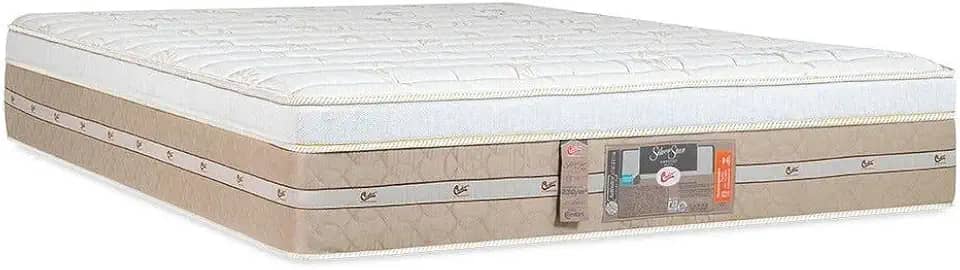 Colchao Casal Castor Silver Star Mola Pocket Air One Face 138X188X032