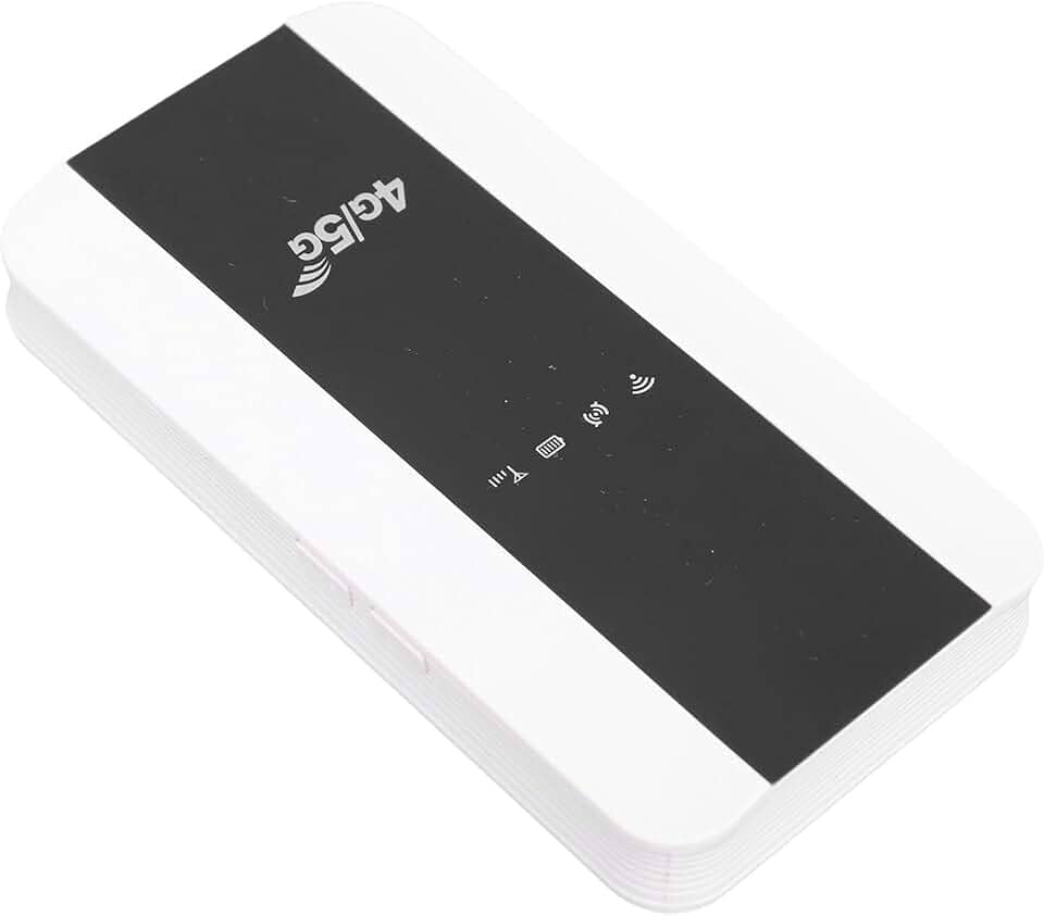 Hotspot WiFi Portátil para Viagem, Ponto de Acesso 4G 5G Mobile Hotspot Com o Roteador de Viagem de Slot para Cartão SIM Suporte a 150 Mbps 10 (Versão dos EUA)