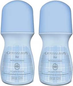GIOVANNA BABY Desodorante Roll-On Azul 50 Ml 2 Unidades Giovanna Baby