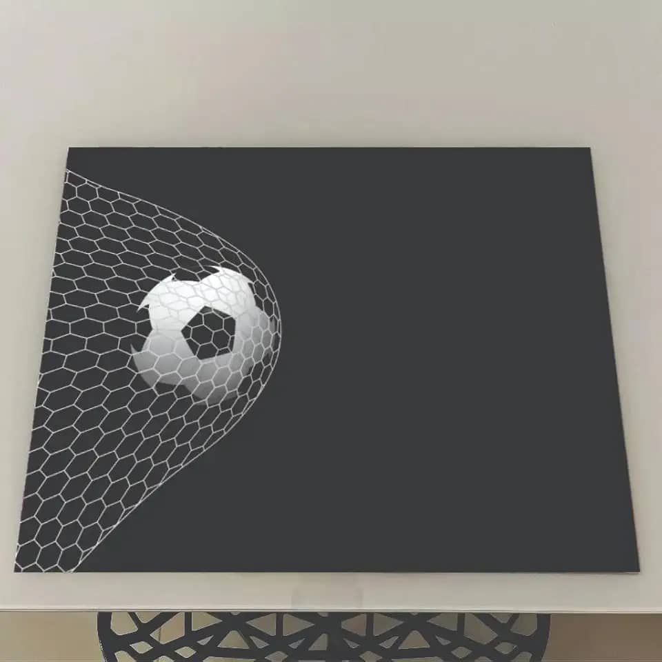 Jogo Americano Futebol para Mesa Posta Impermeável em – Kit com 2 4 6 10 ou 12 Unidades (Futebol 04,6 Peças)