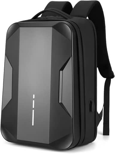 TOKSHOP Mochila Gamer de 17,3 Polegadas para Notebook com Abertura de 180 Graus e Entrada USB