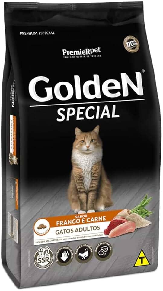 Ração Golden Special para Gatos Adultos Frango e Carne 10kg