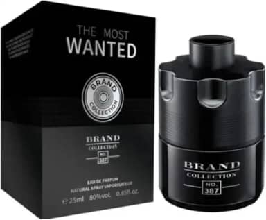 Perfume Masculino The Most Wanted Brand Collection 25 ml – Alta Fixação, Fragrância Oriental Amadeirada, Inspiração Importada Premium