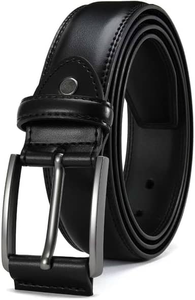 Cinto masculino de couro legítimo, feito à mão, 100% couro bovino, designs modernos e clássicos para trabalho, negócios e casual