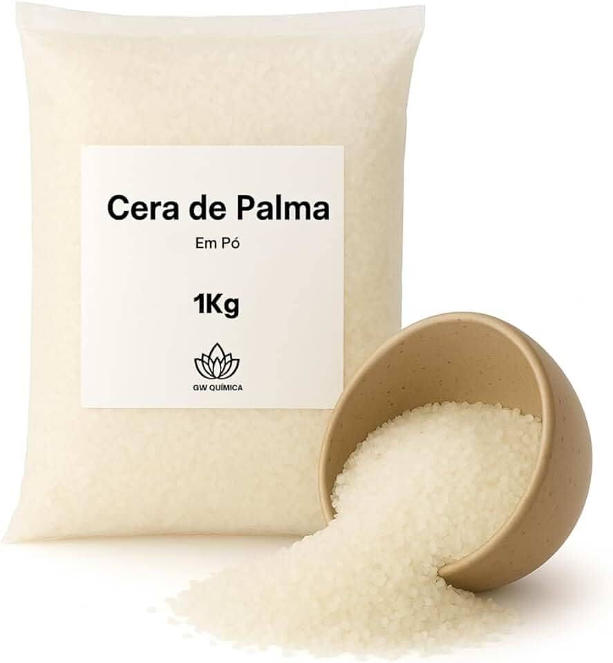 Cera de Palma Vegetal Fabricação Artesanal Velas 1Kg
