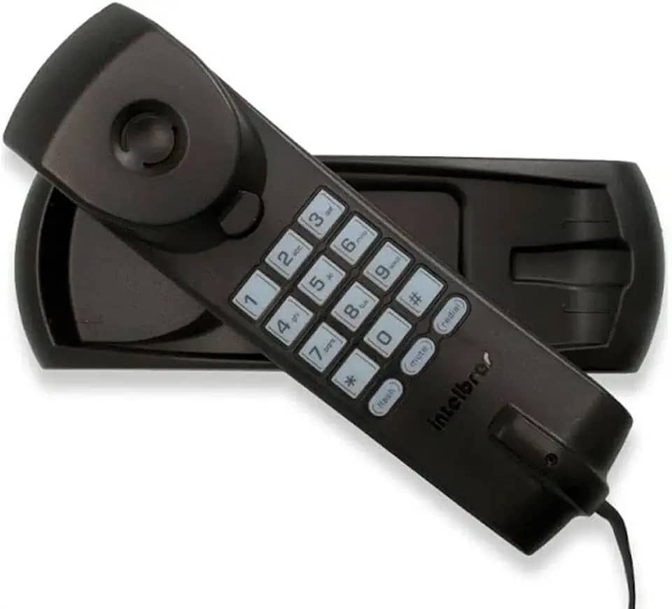 Telefone Com Fio TC 20 Preto Intelbras
