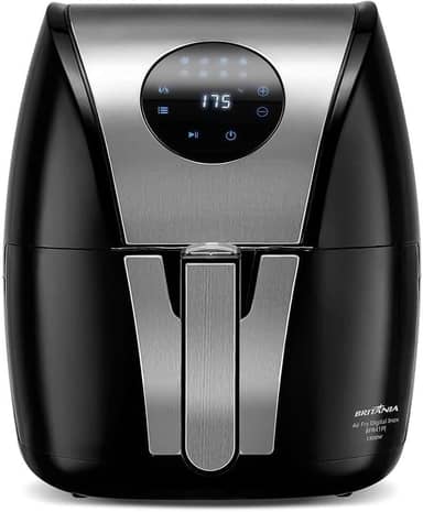Fritadeira Air Fryer Britânia Digital Inox 5l Bfr41pi 127v