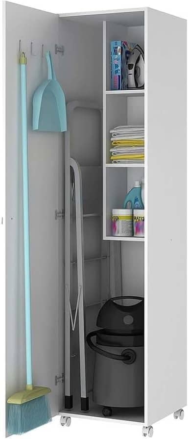 Armário Multiuso Branco Para Área Serviço Ar4000 Art In Móveis