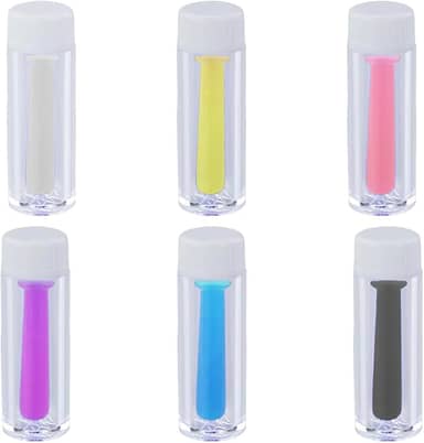 Aplicador de ventosa de lente de contato, removedor multicolorido para lentes rígidas permeáveis a gás
