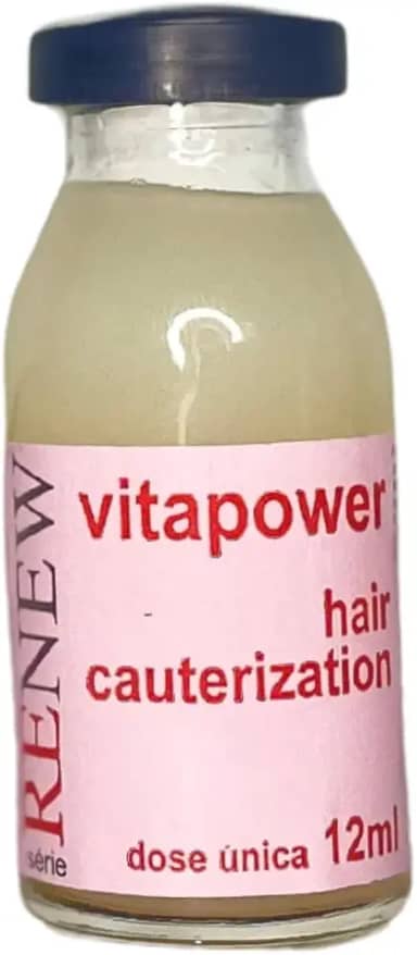 Vitamina para Cabelos Danificado Poroso Ressecado Ponta Dupla Hidratação Reconstrução Renew WF 12ML