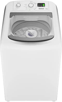 Máquina de Lavar Branca Consul 12kg com Dosagem Econômica e Ciclo Edredom - CWM12AB