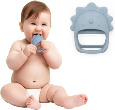 Mordedor Para Bebê 3 Meses Chocalho Dentição 70p Brinquedos (Menino, Unico)