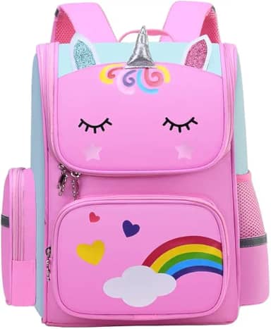 Mochila Escolar Meninas LukeSports Reforçada Feminino Unicornio – 41cm – Estilo Fofo e Conforto Diário