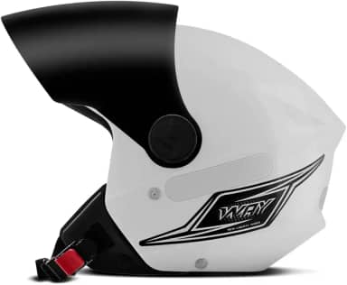 CAPACETE ABERTO MIXS WAY BRANCO TAM. 58 VIS. FUMÊ