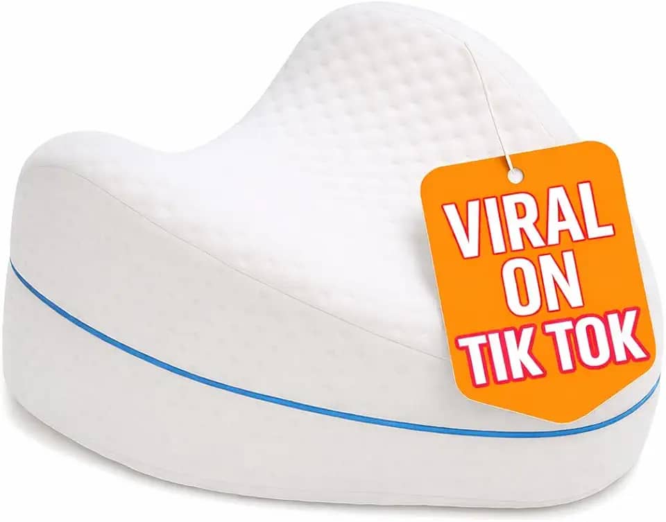 1 Almofada de suporte de espuma de memória legada para pernas e joelhos - alívio da dor calmante para ciática, costas, quadris, joelhos, articulações e gravidez - PLP MANIA