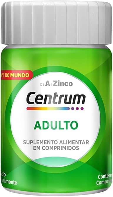 Centrum NOVO Adulto Multivitaminico Diário Adulto de A a Z, com Magnesio e Vitamina D, 30 comprimidos