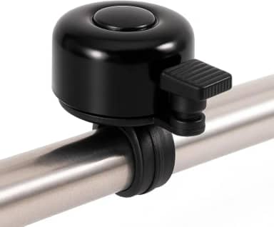 Pacote com 1 campainha de bicicleta com som alto e melodioso, mini campainha de bicicleta clássica, buzina de bicicleta para adultos, mountain bike para scooter