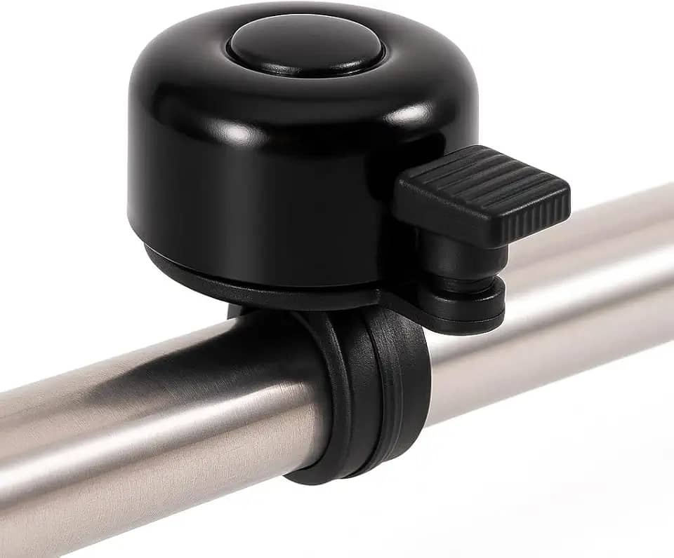 Pacote com 1 campainha de bicicleta com som alto e melodioso, mini campainha de bicicleta clássica, buzina de bicicleta para adultos, mountain bike para scooter