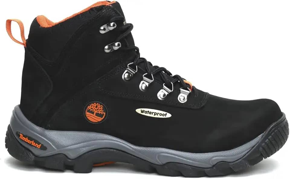 Bota adventure impermeável Timberland White-Ledge Masculino Waterproof, Couro hidrofugado (Preto, BR, Adulto, Numérico, 43)