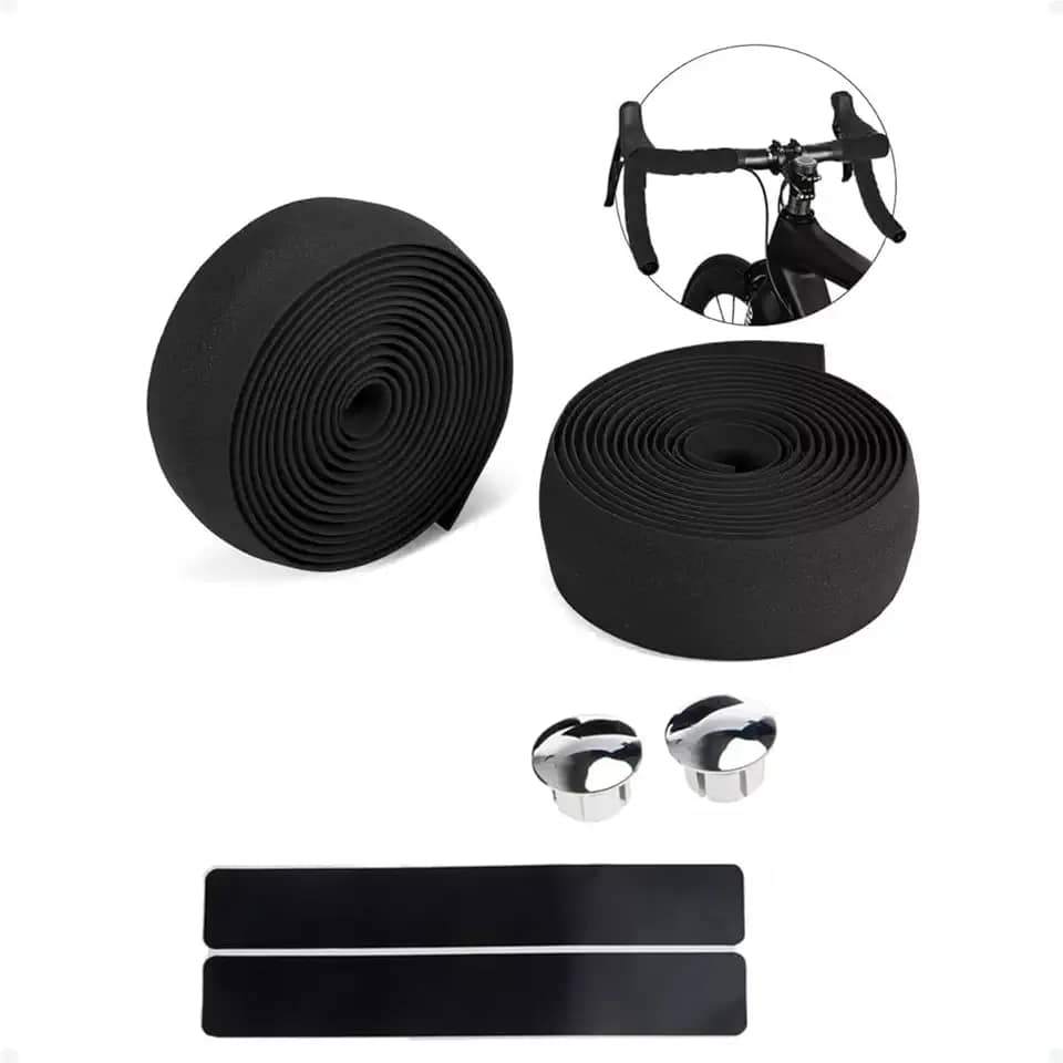 Fita de Guidão para Bicicleta MTB, Speed e Ciclismo – Macia, Confortável, Antiderrapante, Resistente, Design Moderno, Aumenta Conforto e Controle, Ideal para Trilhas, Acessório de Bike Durável Bike.