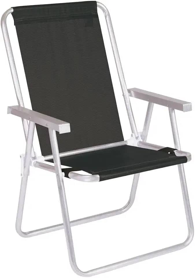 Mor - Cadeira Alta Conforto Sannet Alumínio Preto