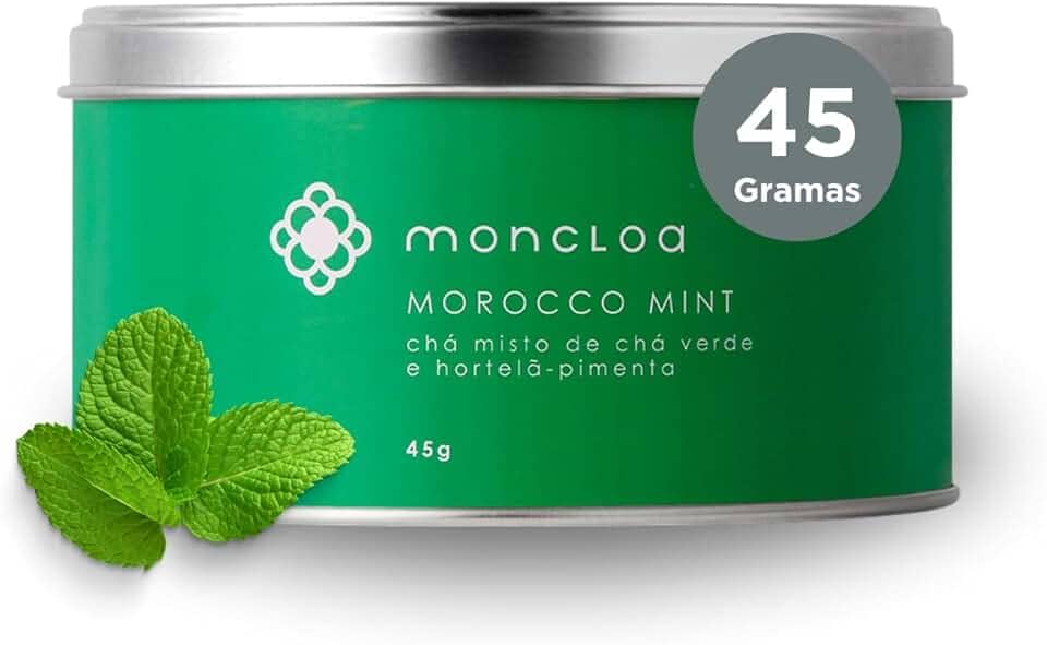 Chá Verde Morocco Mint - Lata 45G