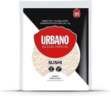 Urbano, Arroz para Sushi, Grão Curto, Seleção Especial, Tipo 1-1kg
