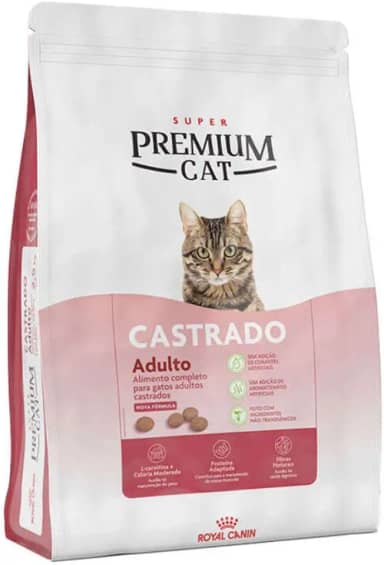 Ração Para Gatos Cat Premium Adulto Castrados 7,5kg Royal Canin
