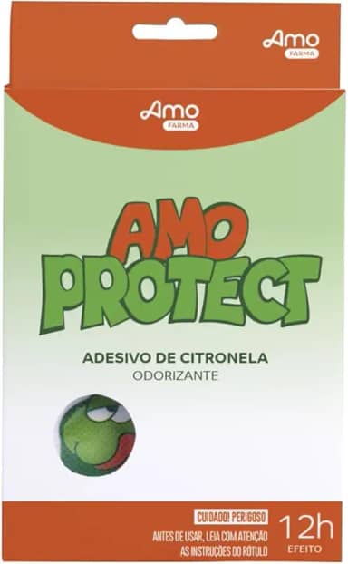 Amo Protect Adesivo de citronela - contém 4 adesivos