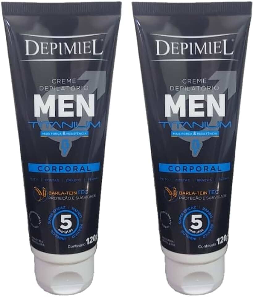 Kit 2 Cremes Depilatório Depimiel Men Corporal - 120g