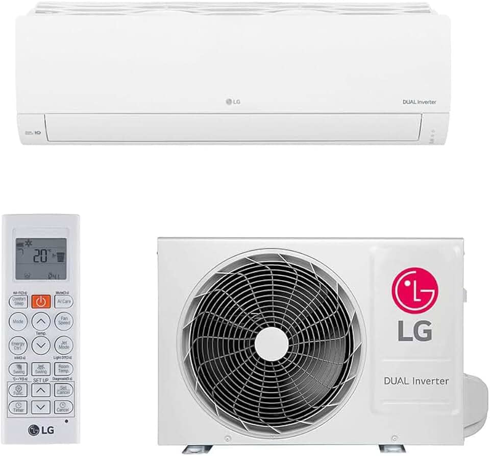 Ar Condicionado Split Hi Wall LG Dual Inverter Compact 12.000 Btus Frio 220v R-32