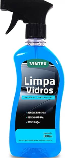 Limpa Vidros Espelhos Box Manchas Gordura Vintex Vonixx