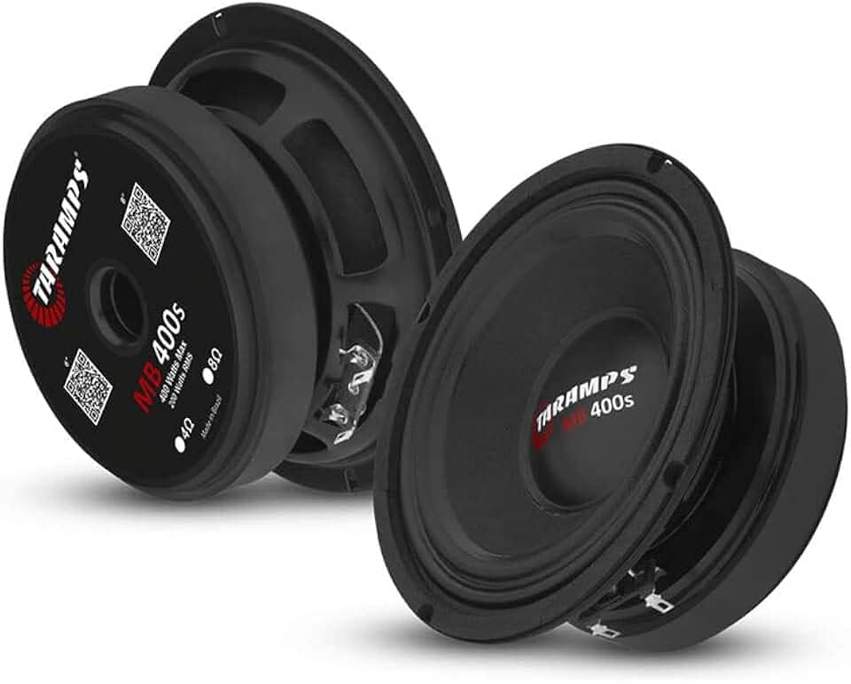Alto Falante 6 MB 400s 8 ohms 200 W RMS 6 Polegadas Taramps Som Automotivo