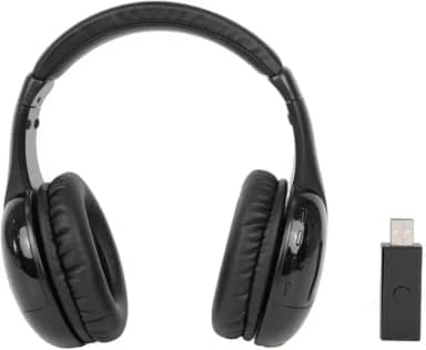 SUNGOOYUE Fones de Ouvido Sem Fio, Carregamento Rápido, Baixa Latência, Fone de Ouvido Bluetooth, de para TV Com Transmissor BT e Microfone para Telefone, TV, Computador