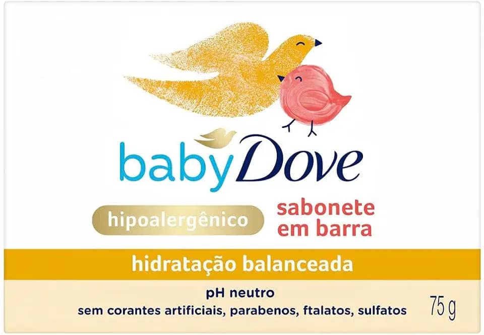 Baby Dove Sabonete em Barra Hidratação Balanceada 75 G