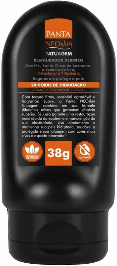 Panta Neoskin - Hidratante Para Tatuagem e Restaurador Dérmico 38g