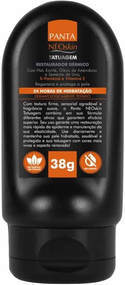 Panta Neoskin - Hidratante Para Tatuagem e Restaurador Dérmico 38g