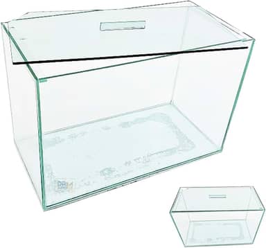 Aquário Vidro Retangular Nº1 simples 20x10x15 2,7Lt Peixe