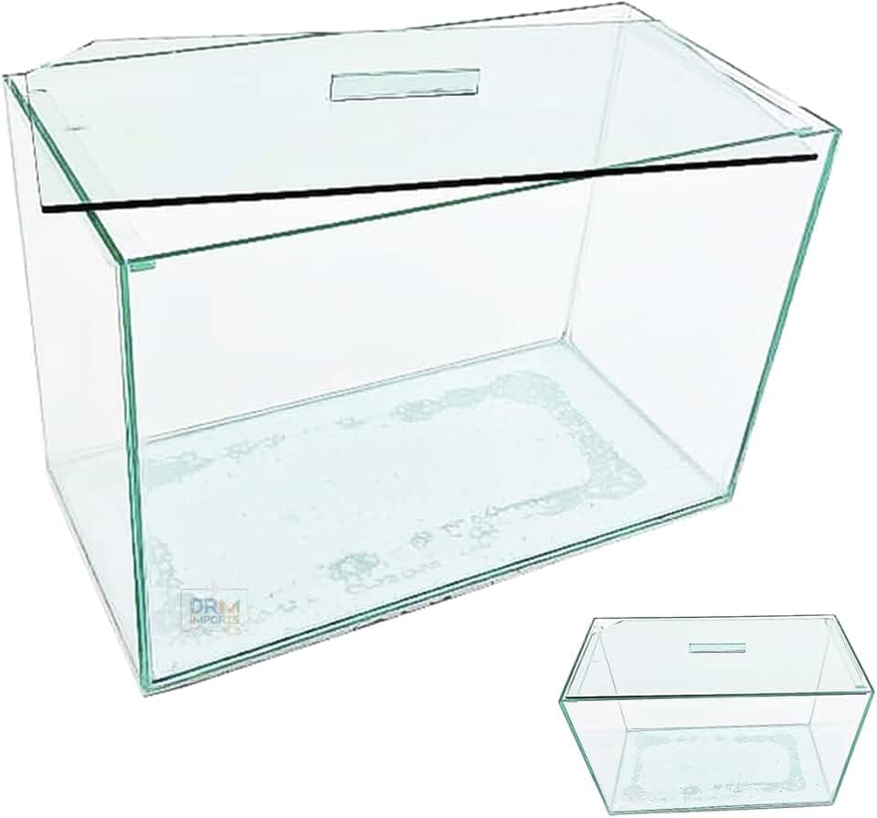 Aquário Vidro Retangular Nº1 simples 20x10x15 2,7Lt Peixe
