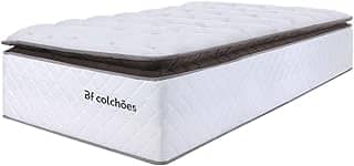 Colchão Solteirão Molas Ensacadas com Pillow Top Extra Conforto 97x203x38cm - Premium Sleep - BF Colchões