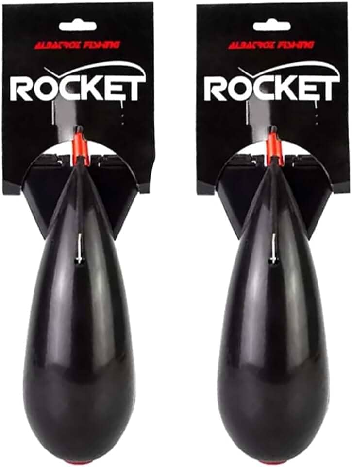 Kit 2 Boia Pesca Cevadeira Albatroz Rocket 17cm Grande Pesqueiro Tamba Tambaqui