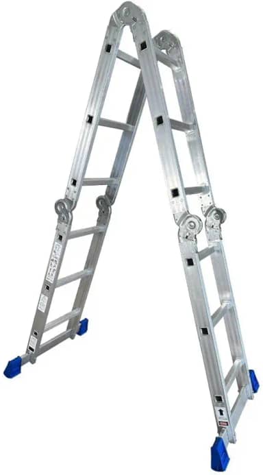 Escada de Alumínio Articulada 4x3 com 12 Degraus - Alumasa